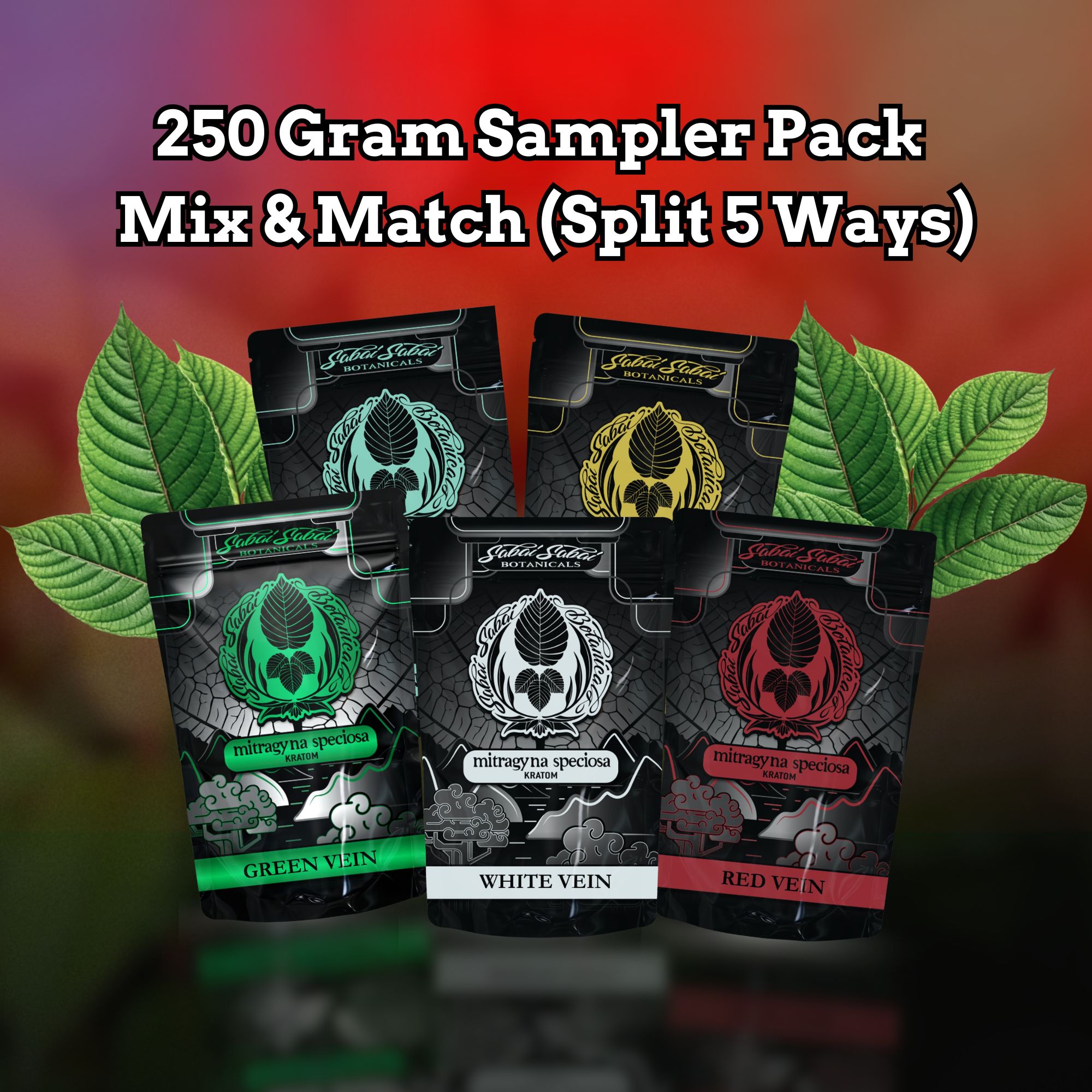 250 Gram Sampler Pack (Split 5 Ways)