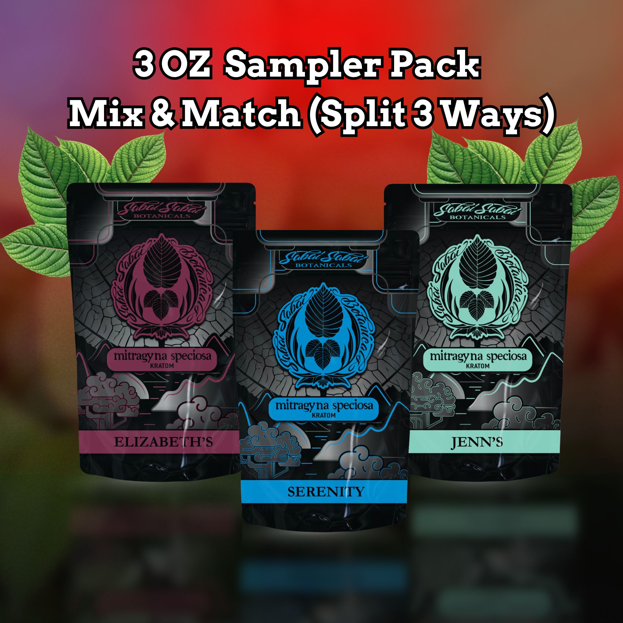 3oz Sampler Pack (Split 3 Ways)